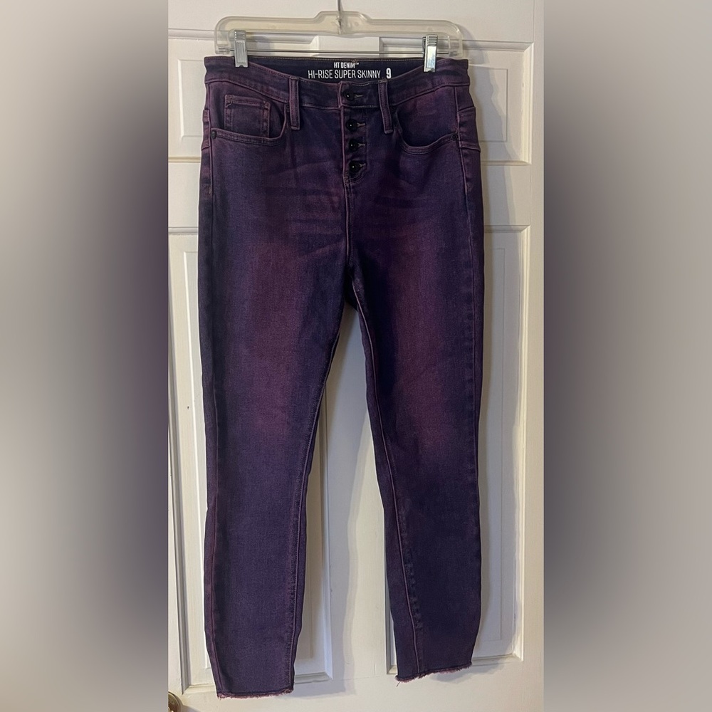HT Denim Hi-Rise Super Skinny Jeans